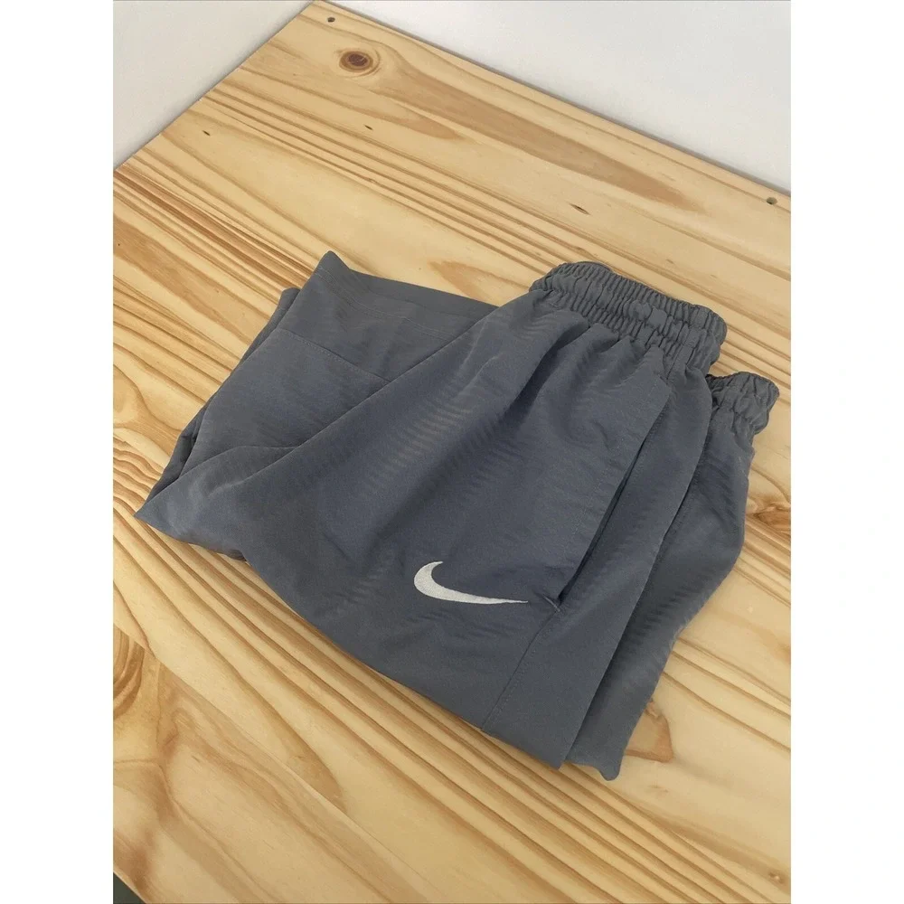 Men's Nike Gray Basketball Shorts Sz Small Thailand Long Athletic Gym String - Picture 6 of 8